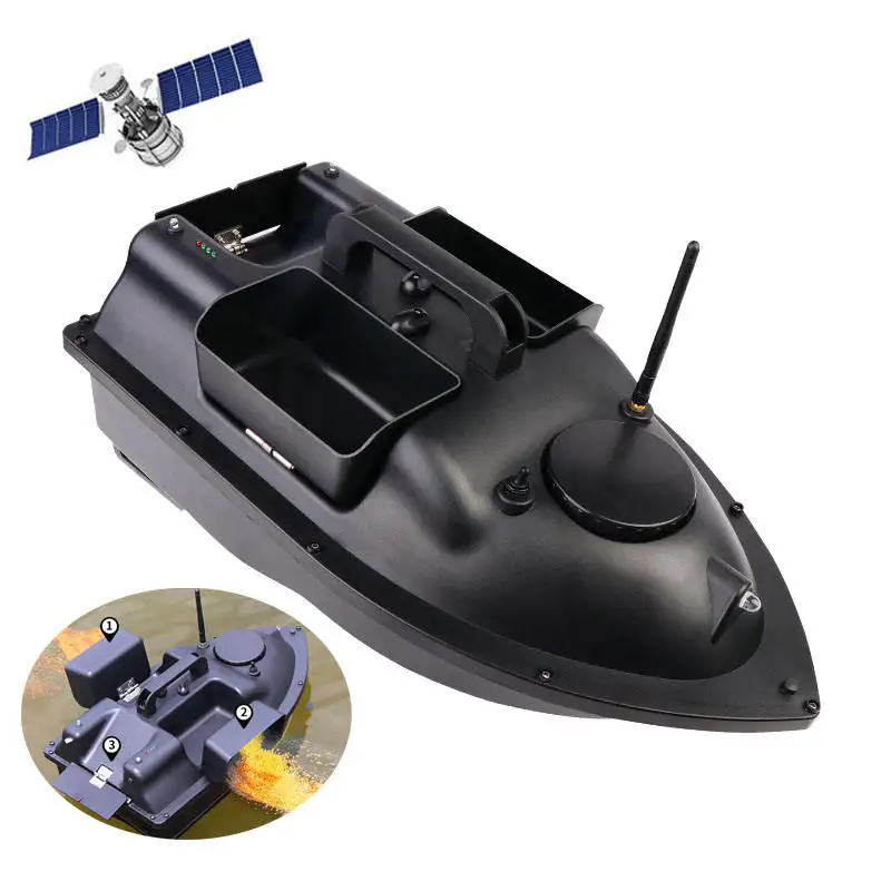 Hot New Carp Fishing Bait Boat Tackle 2kg Loading Rc Bait Boat For Fishing 500m Inflatable Fishing Bait Boat