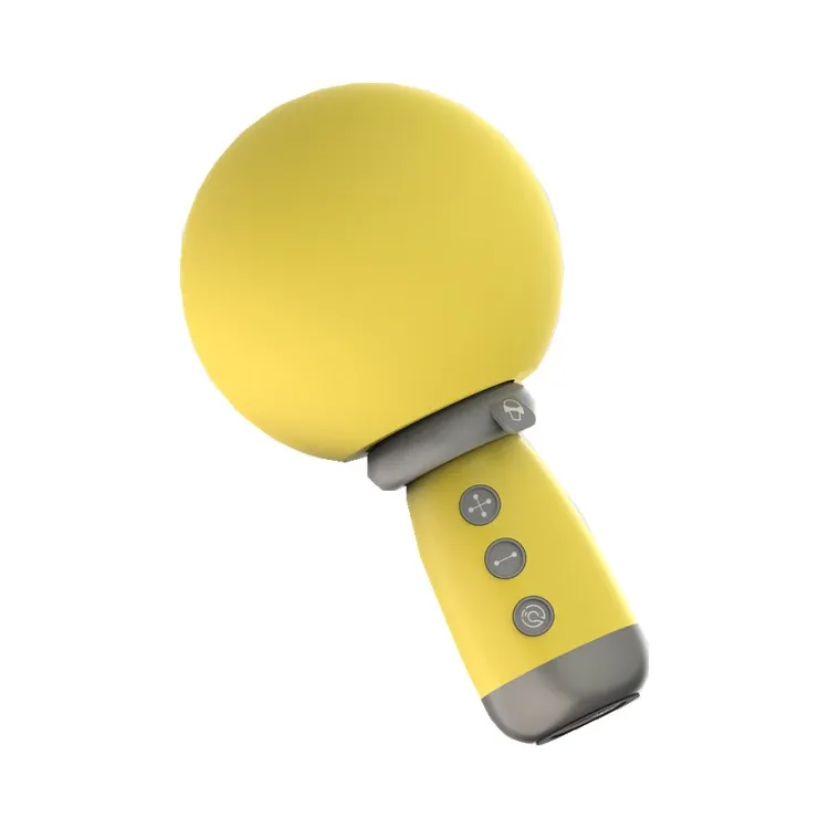 Sing Duoduo Snowman Huaweii HiLink Microphone Sponge Beautiful Yellow Karaoke KTV Smart Handy Portable Wireless Microphone