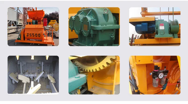 Concrete Mixer With Hooper
