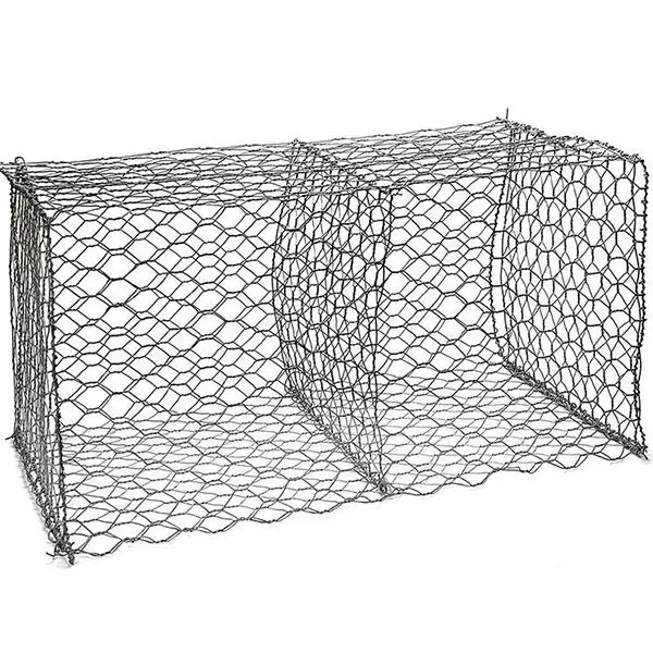 PVC Coated Hexagonal Gabion Mesh Woven Gabion Stone Cage low price