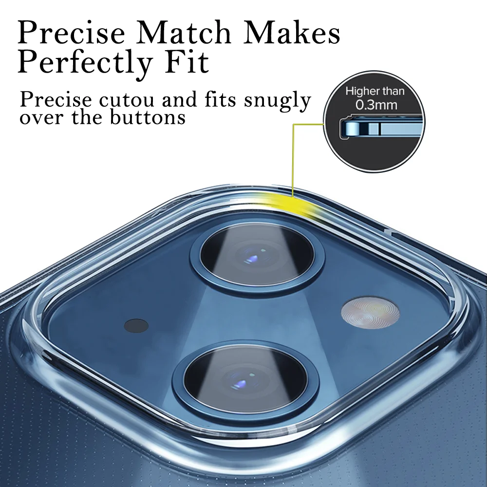 Mag Safe Shockproof Transparent Clear Magnetic Wireless Charger Phone Cover Case For iPhone 13 12 11 Pro Max Mini