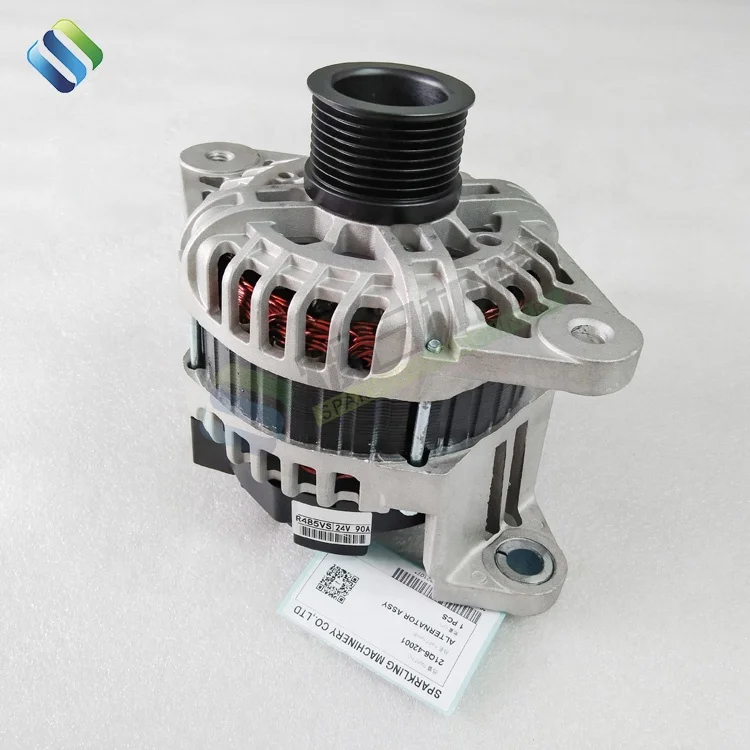 21Q6-42001 генератора R140LC-7 R140W9 R210LC7 генератор в сборе для Экскаватора Запасные Части