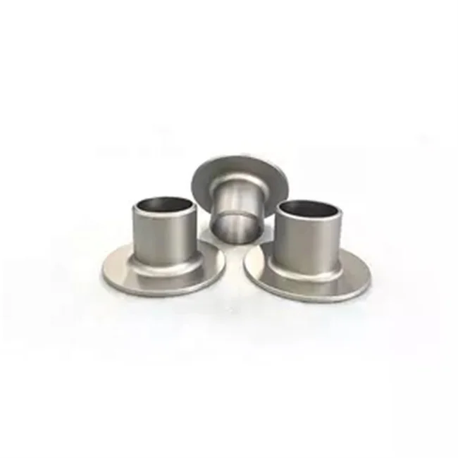 Factory ASME B16.9 Butt Welded Pipe Parts Titanium Alloy Pipe Collar Titanium Stub End