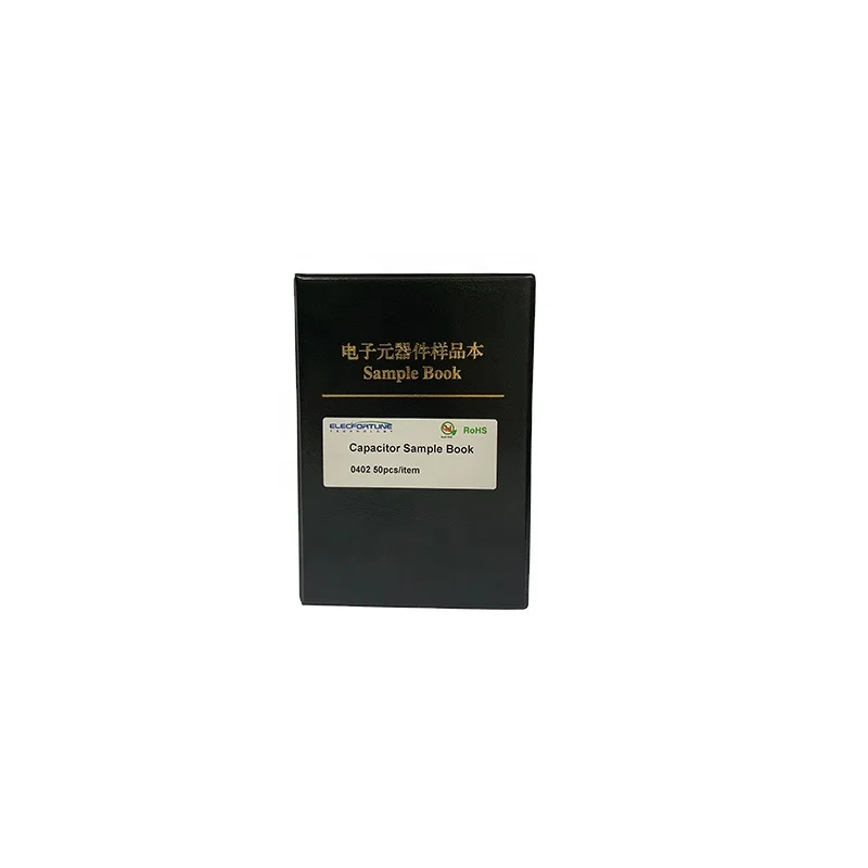 Capacitor sample book 0402 all series 80 items each 50pcs in stock fast delivery Elecfortune
