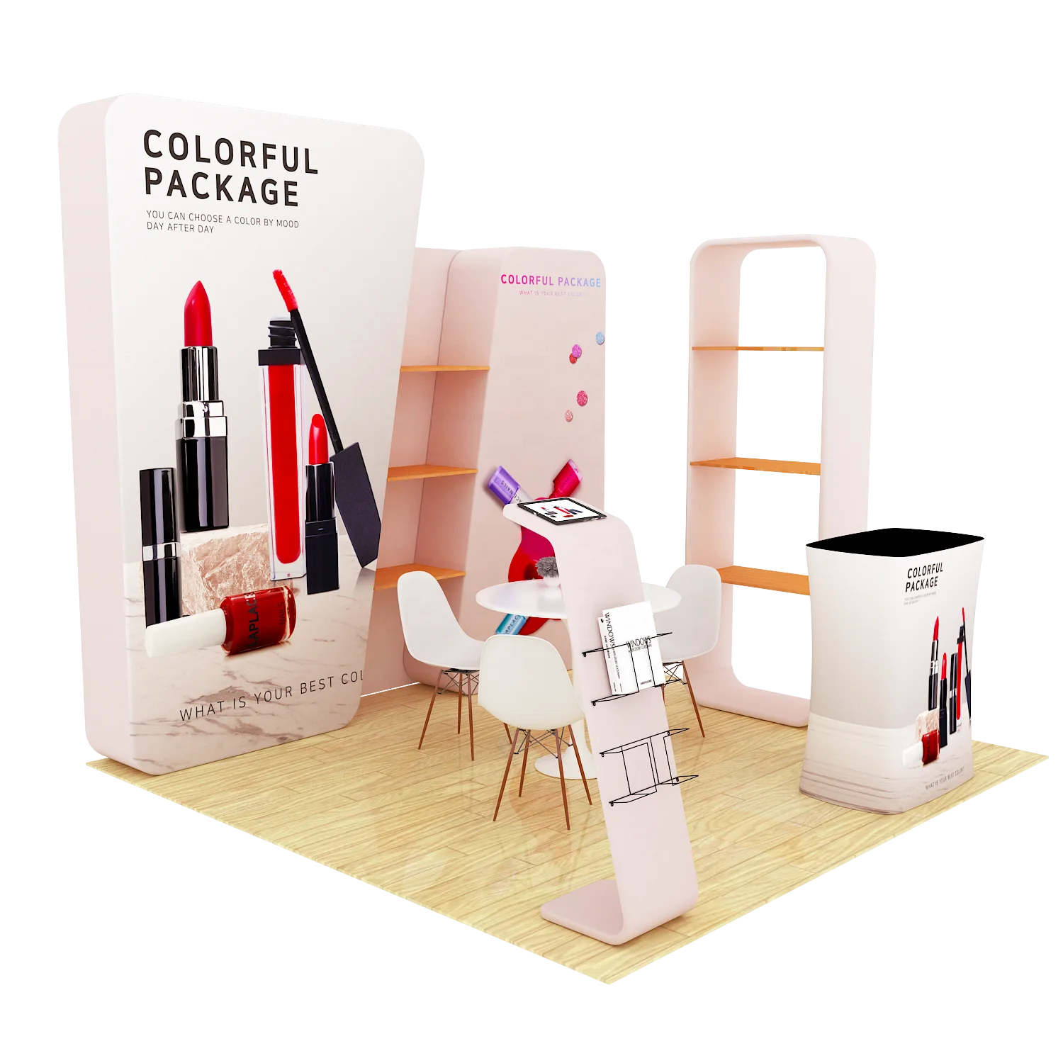 10ft custom trade show exhibition backdrop aluminum booth 3 x 3 stand booth