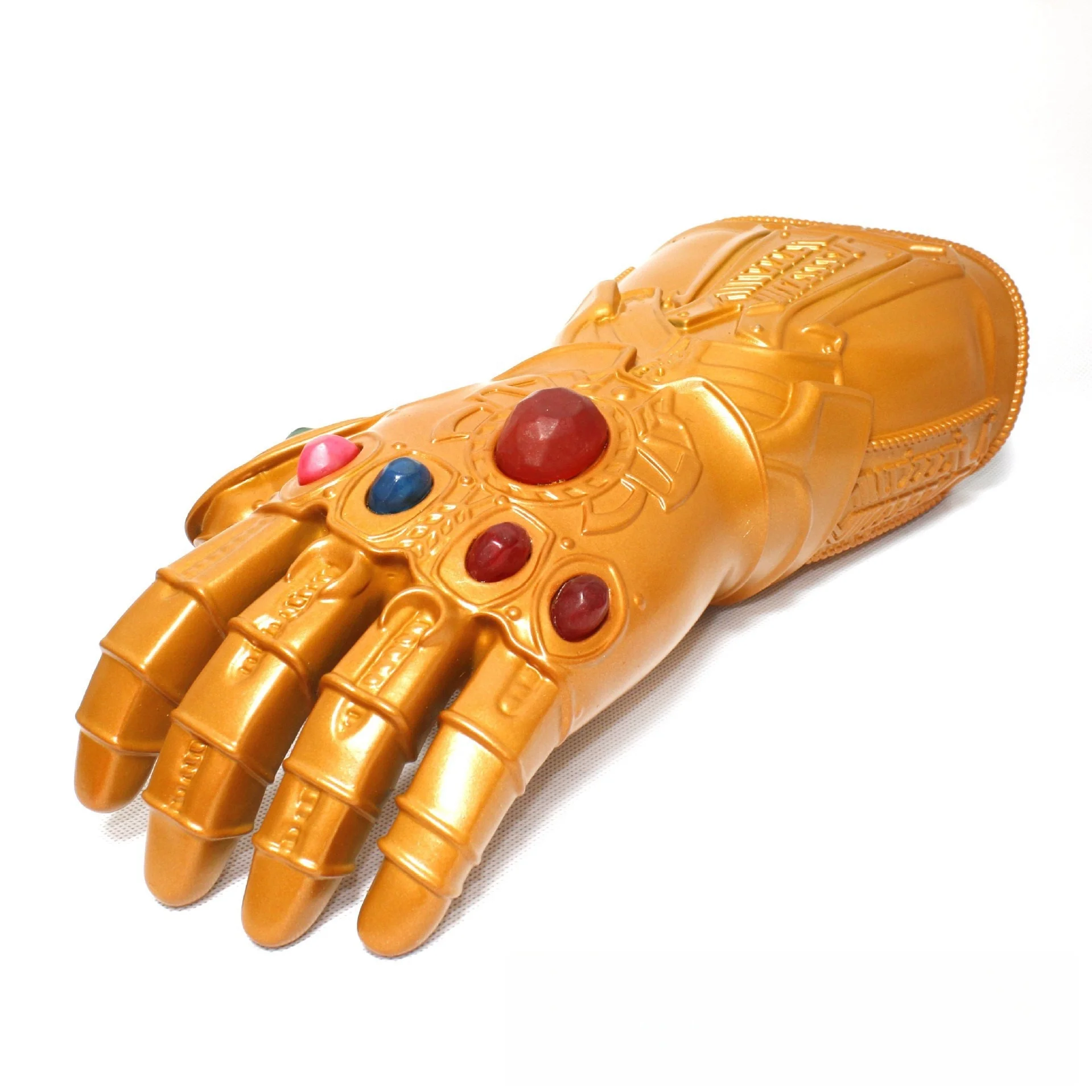 1pc Infinity Gauntlet LED Light Thanos Gloves Halloween Cosplay Superhero Weapon Prop Adult Costume Party Avengers Festival Gift