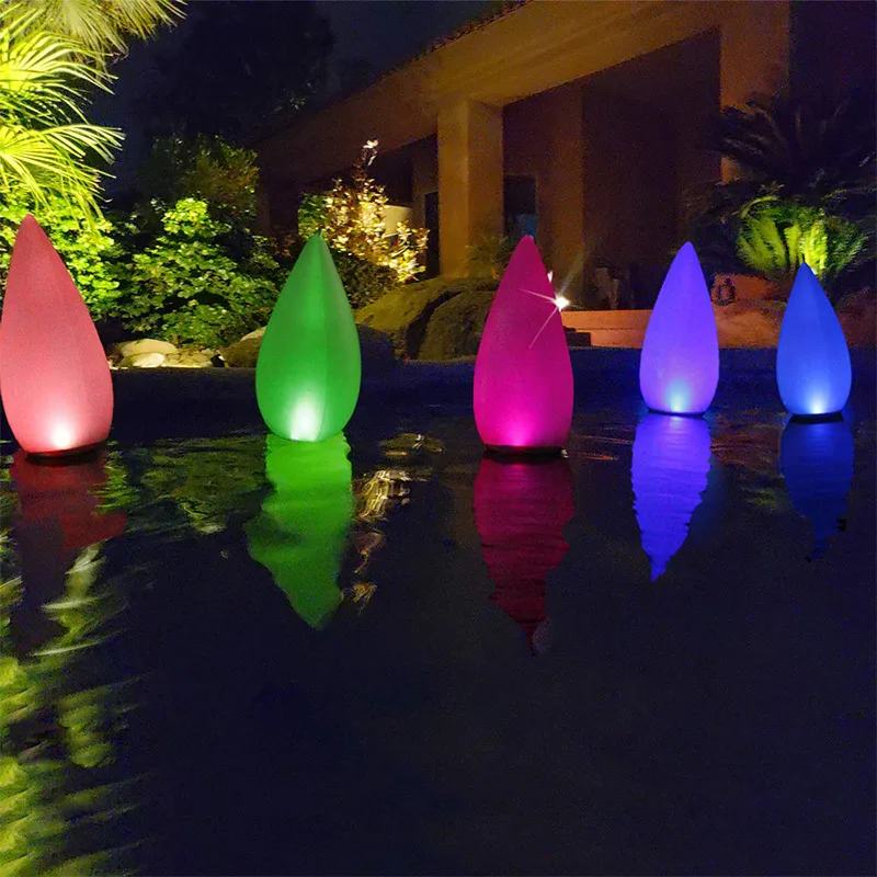  led swimming pool lighting floating light color changing ball beach for Christmas