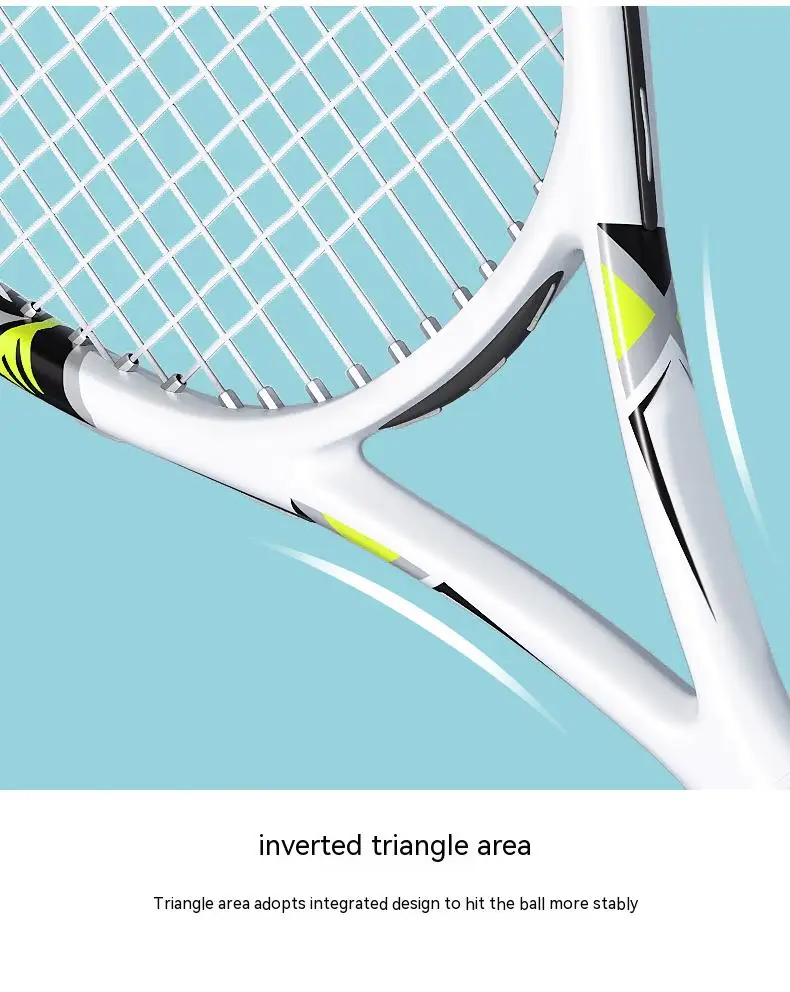 Factory Wholesale Graphite Tennis Racquet Logo High Quality All Carbon New Customized Bag with Different Colors