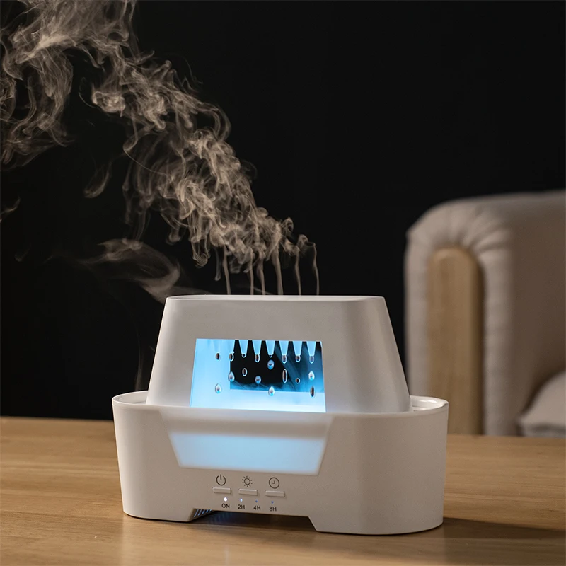 Household & Hotel Use Rain Drop Air Diffuser Humidifier 300ml Cool Mist Spray Ultrasonic Rain Water Drop Aroma Diffuser