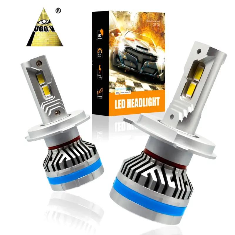 UGT20 High Power Led Headlight System 12V 100W 20000lm White Waterproof Foco Led H4 High Low Beam H1 H3 H4 H13 Bulb For Car