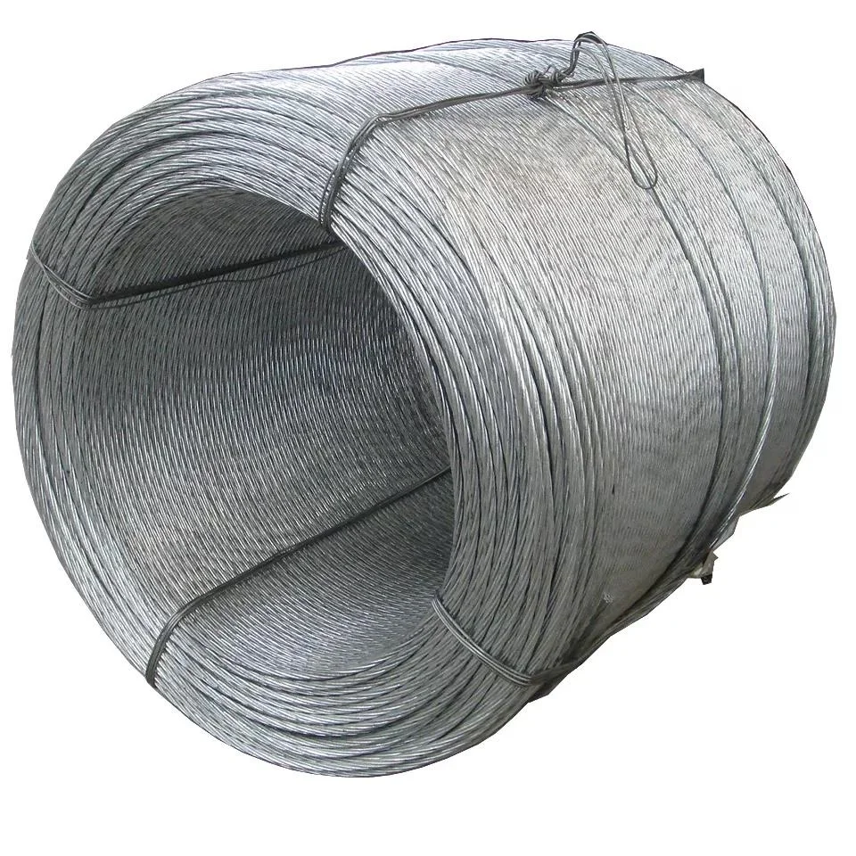 Cable ways Ziplines Steel strand cold drawn 82B Galvanized wires