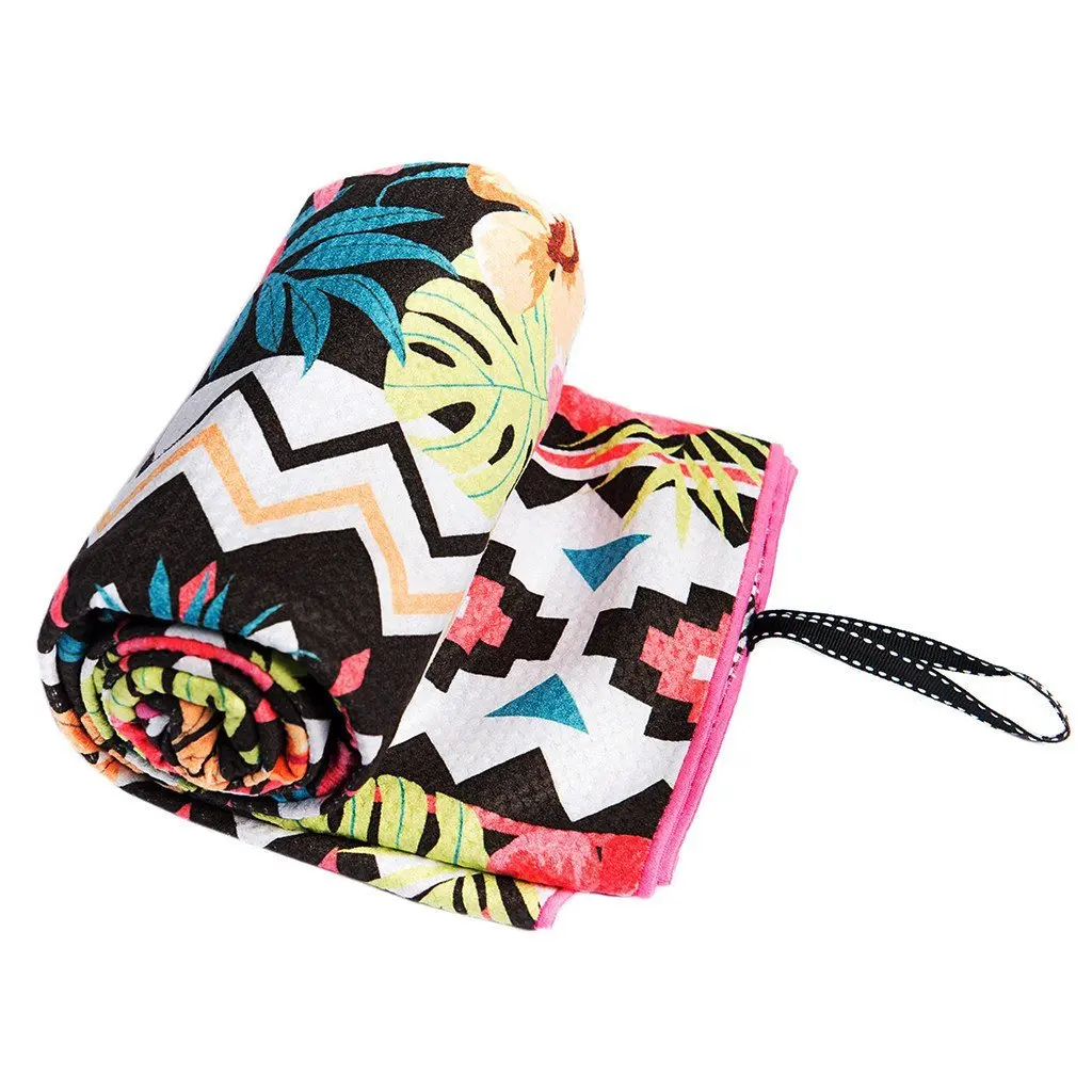 Wholesale high quality super soft luxury sand microfiber beach towel with custom size