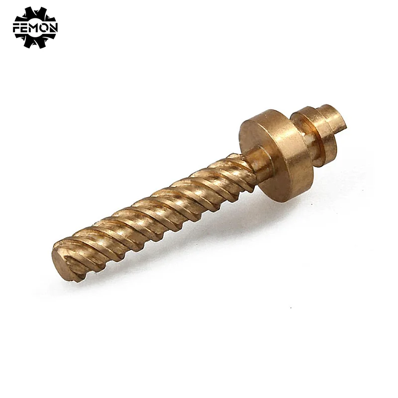 customized factory CNC machining for copper screw and nonstandard parts