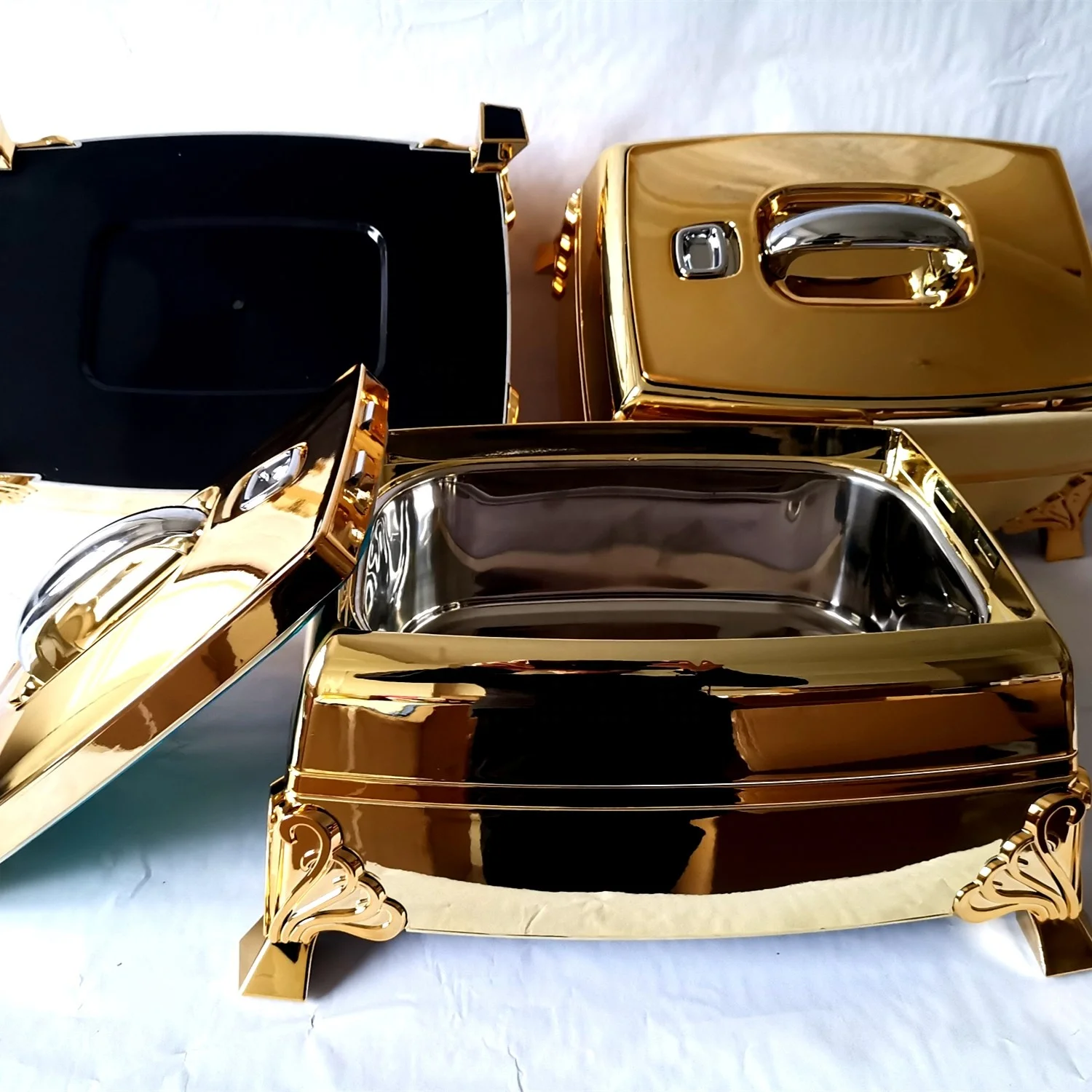 Countertop Hot Pot Food Warmer Display Casseroles Cookwares Set Lunch Box