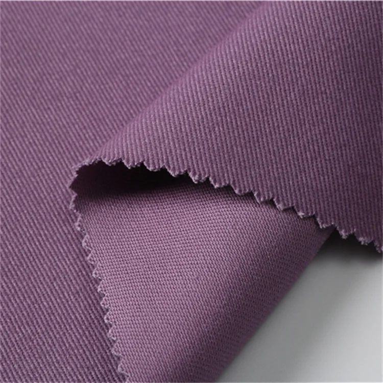 Shaoxing Wholesale 7*7 Twill Fabric 100% Cotton Solid Dyed Fabric For Pants Jacket