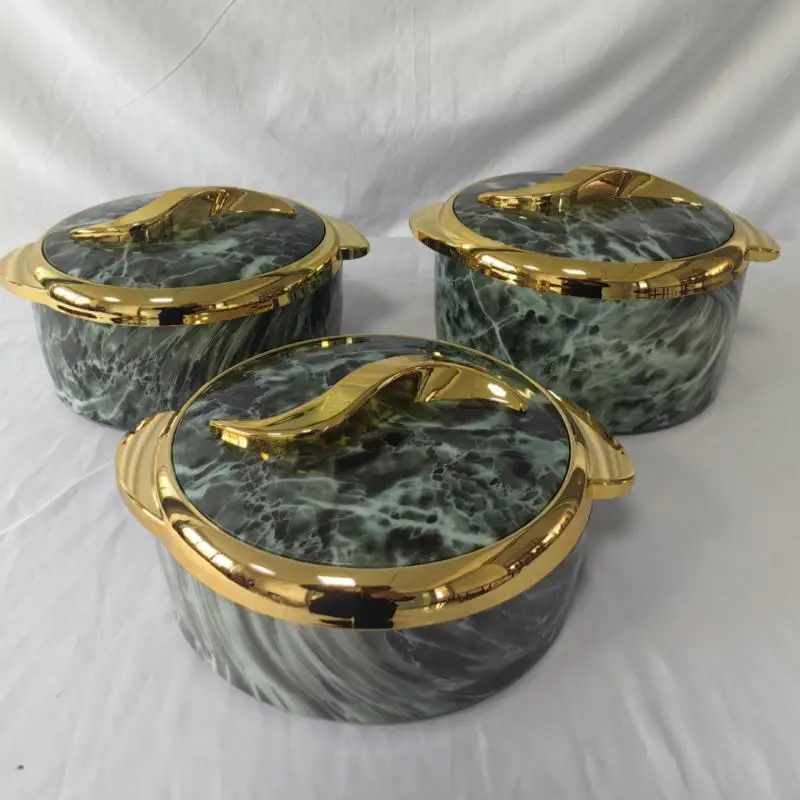 African Household Hot Pot Insulated Casserole Set Buffet Food Warmer Display Set Large Food Storage Container