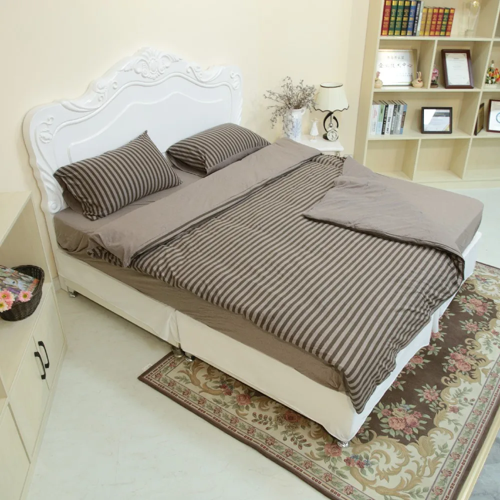 New designs hot sale wholesale organic 100% cotton jersey comforter modern luxury bed sheet bedding set