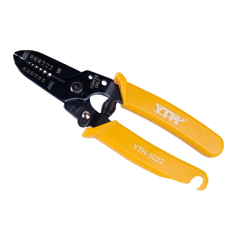 YTH-5022 Pliers Wire Stripper Crimping Electrician Multifunctional Wire Stripper Hand Tool Repair Multifunctional Side Cutter