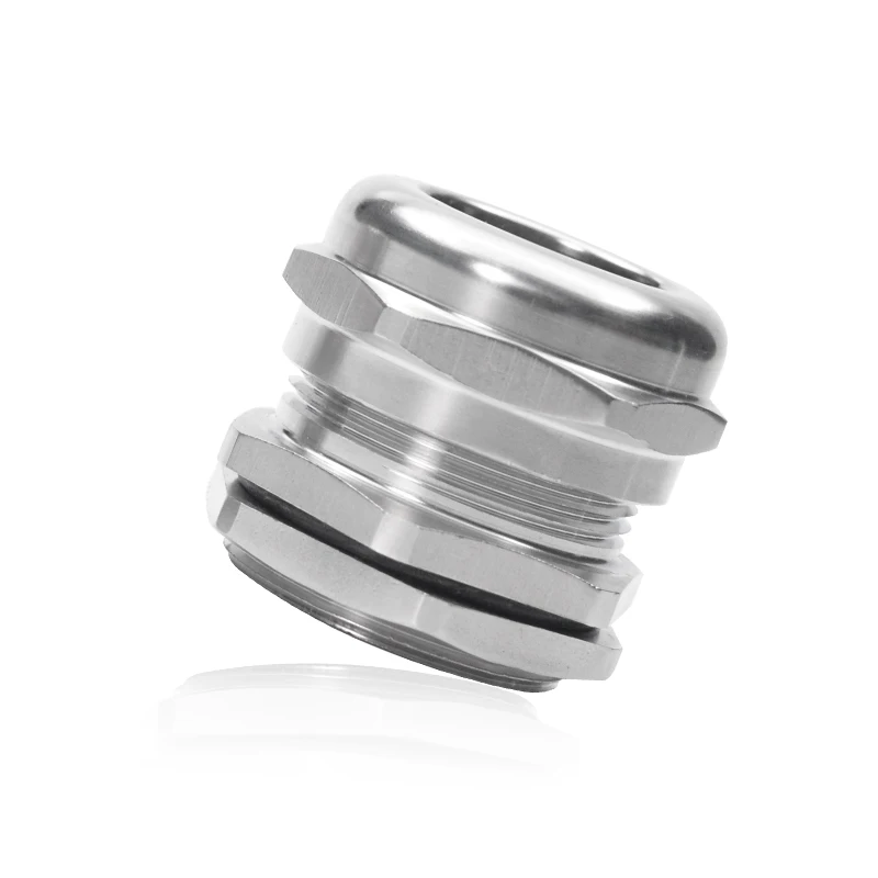 Stainless Steel Cable Glands PG9 Adjustable Locknut Waterproof IP68 Cable Gland Joint for 4mm-8mm Dia Cable Wire