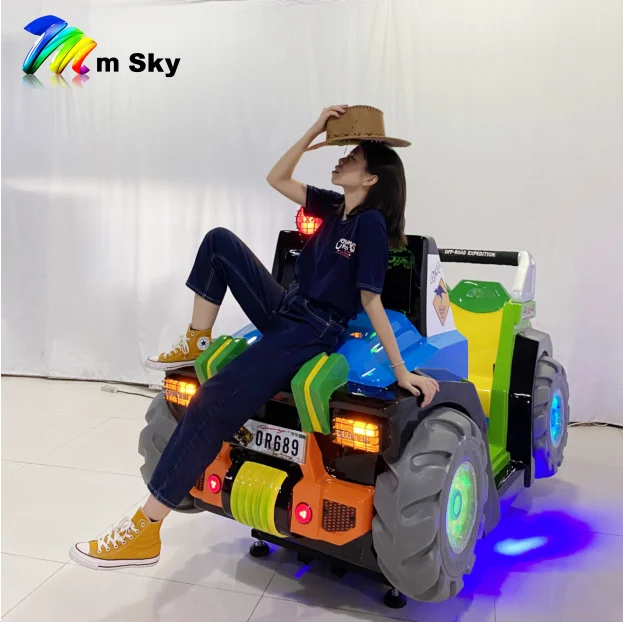 Off Road X Simulator kids video car racing game machine fiberglass coin operated kiddie Rides On indoor equipment for sale