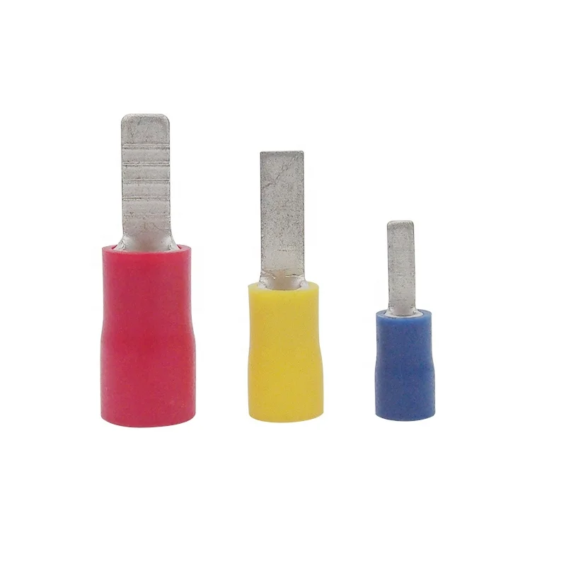 wire pvc copper power supply joint Cold Press blade insulated terminals