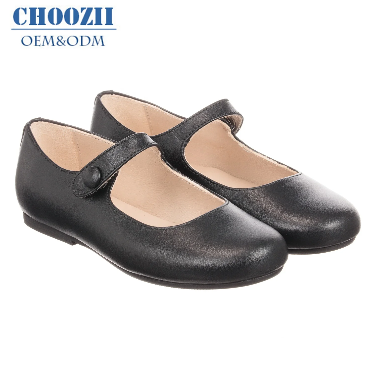  2020 г. Choozii классический дизайн черные туфли из натуральной кожи с пряжкой детское платье для вечеринки Туфли Мэри Джейн милых девушек