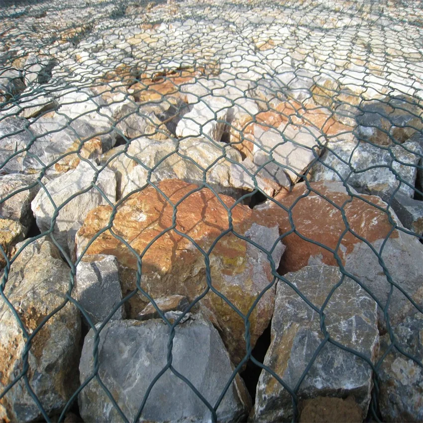 Source manufacturer stone cage welded galvanized iron wire mesh metal gabion fence decorative wall gabion box for garden