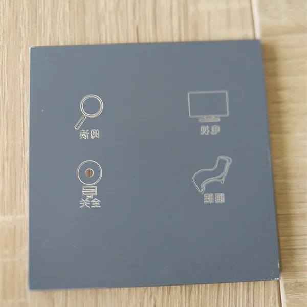 Electronic screen glass panel  customized glass panel for furniture tempered microwave oven glass panel