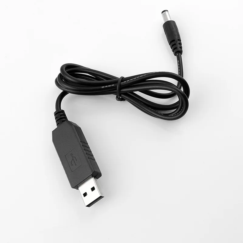 1 meter length 9V/12V USB to DC5521 5.5mm x 2.1 mm Quick Charge QC 2.0 3.0 Trigger Cable