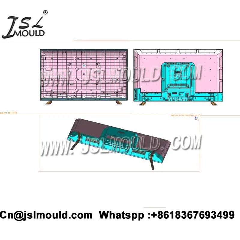 Taizhou Experienced LCD TV plastic case mould,LED TV back cover plastic parts injection mold manufacturer manufacturer