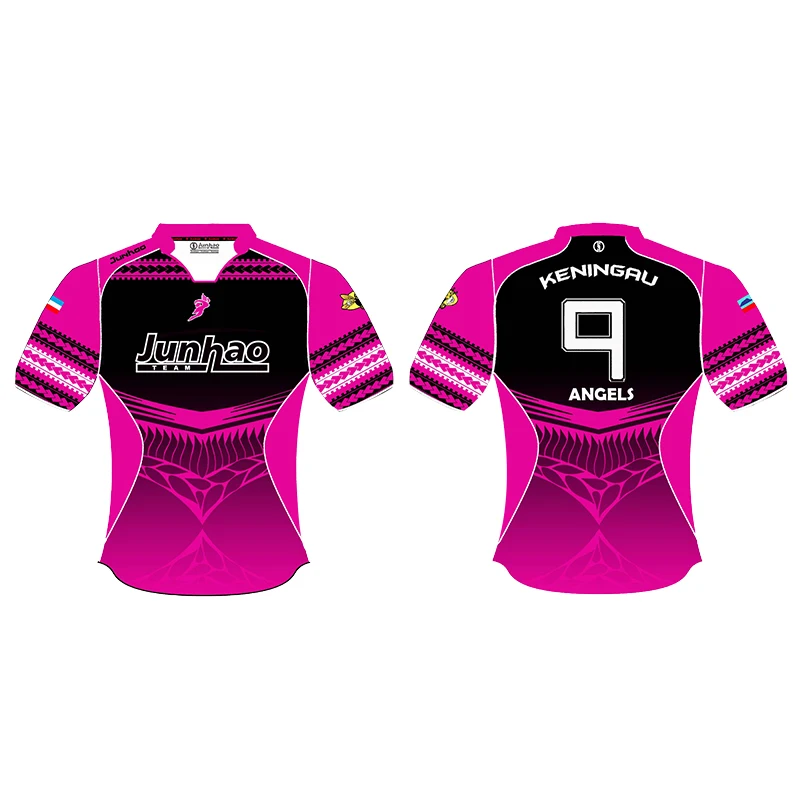 
new design custom top quality long sleeve short sleeve sublimated printing rugby league jersey /rugby training shirts 