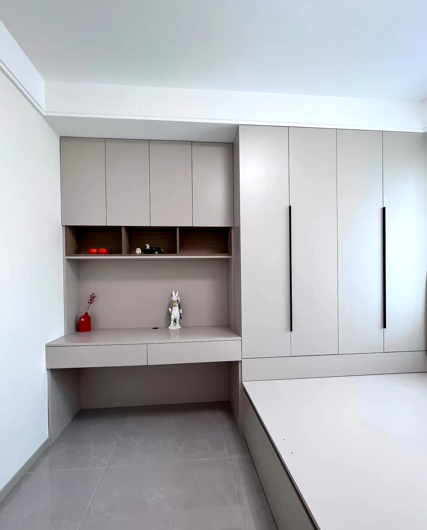 Specialize in International Trade Tatami Bed Wardrobe Desk Integrated Storage High Box Multi-Functional Home Furniture