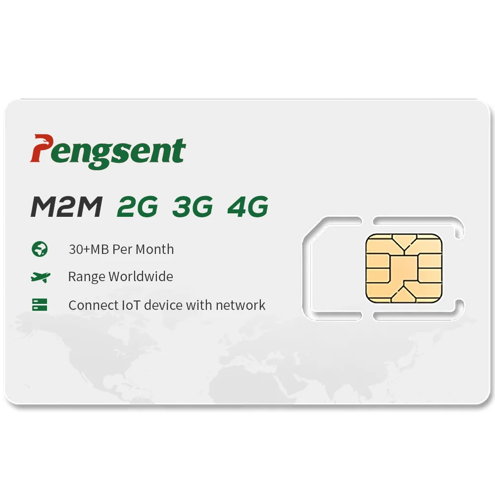 Pengsent Yearly Data Plan 2G&3G&4G SIM card  For GPS Tracker