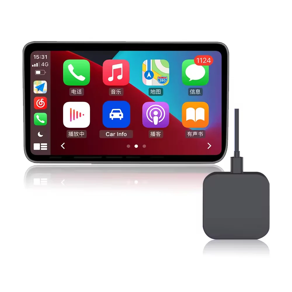 wireless carplay usb adapter  2 in 1 carplay dongle for carplay android auto mini K1F car gadgets electronic