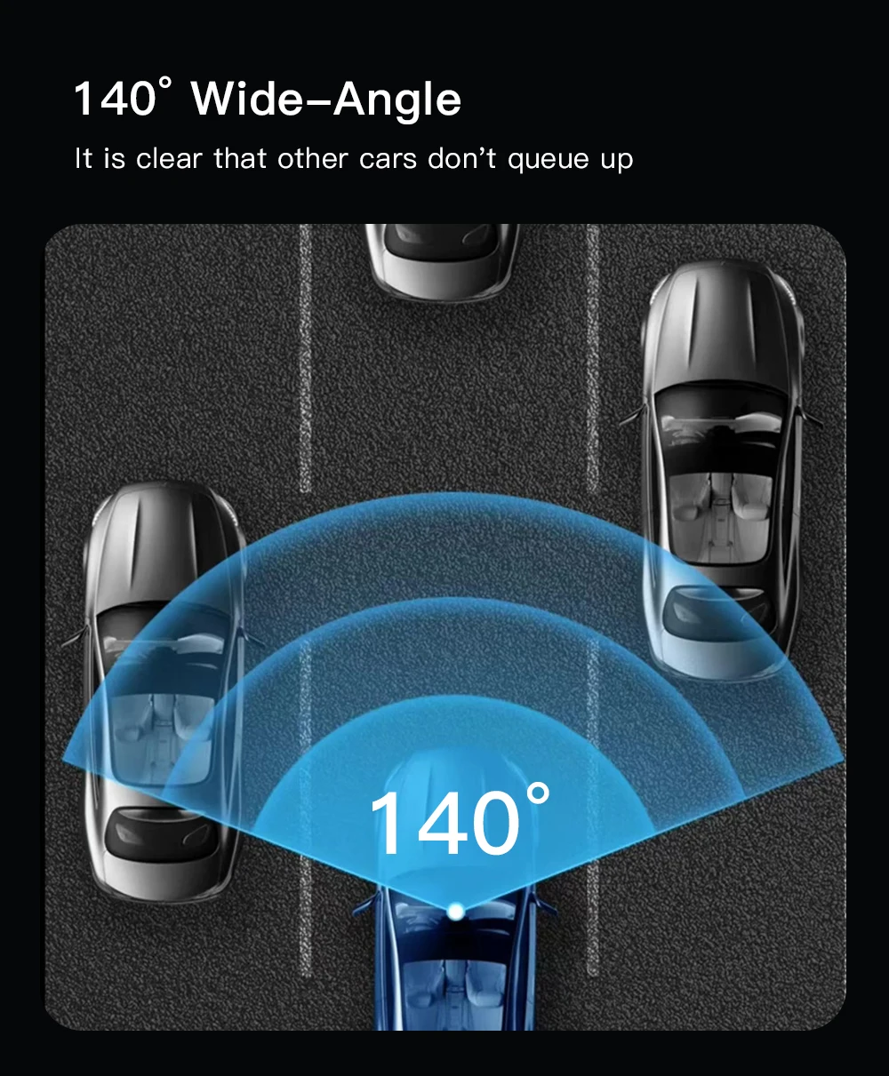 Заводская оптовая продажа Wi-Fi видеорегистратор 1080p 4k высокой четкости монитор передний и задний full HD