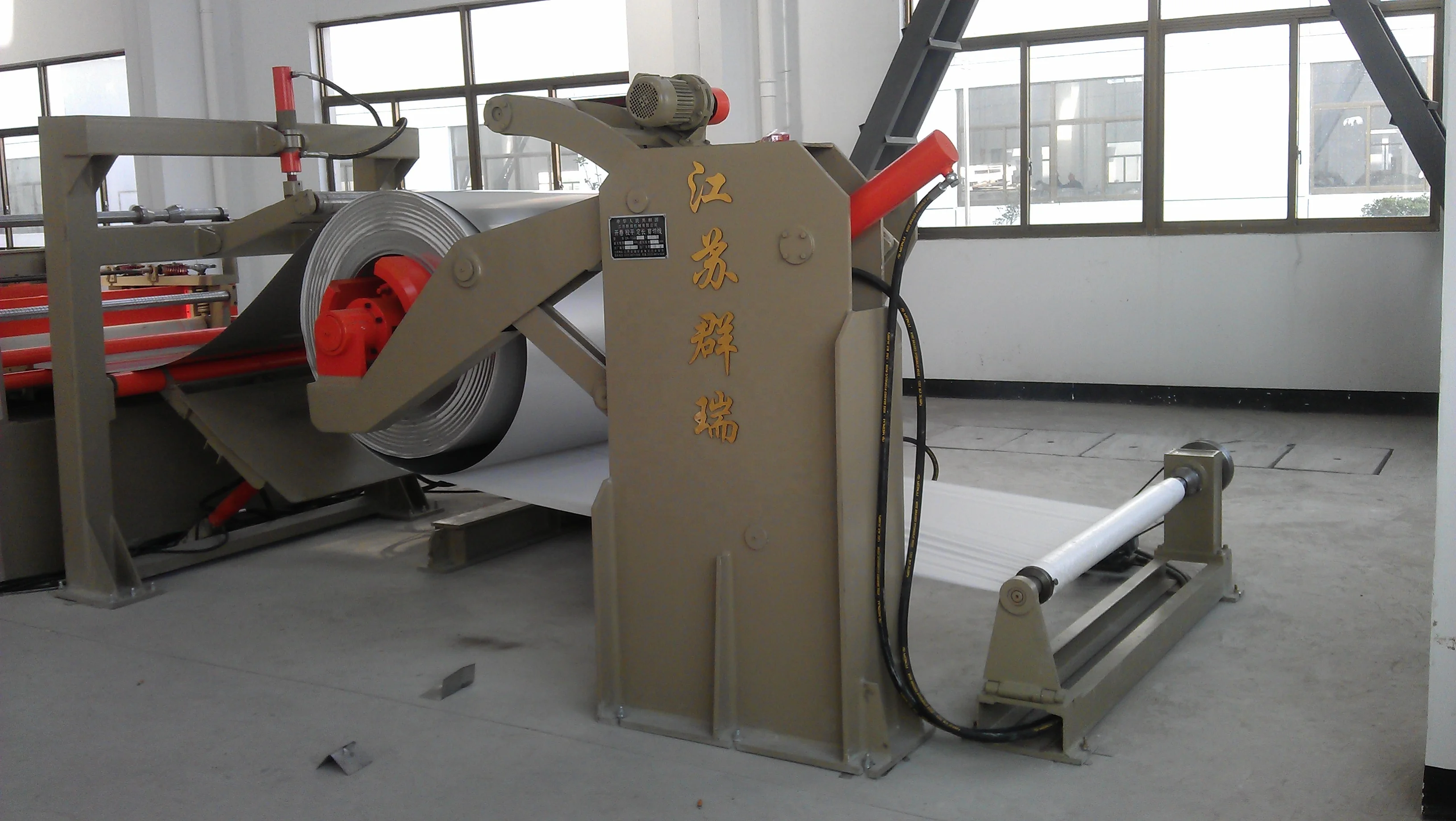 
Automatic sheet cutter stainless steel coil cut to length line 