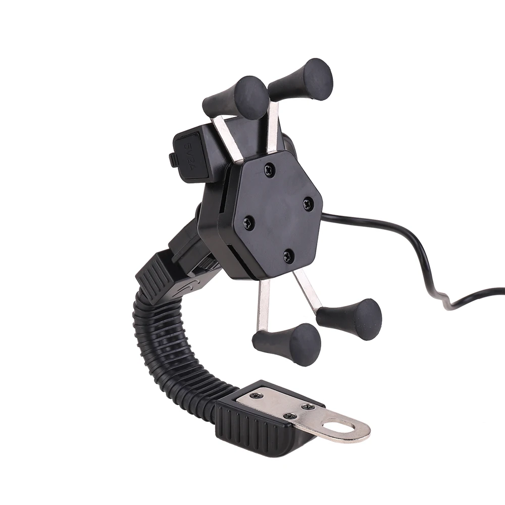 Перезаряжаемый универсальный GPS велосипед мобильный телефон стенд с USB зарядное устройство для зарядки телефона подставка держатель для сотового телефона с креплением