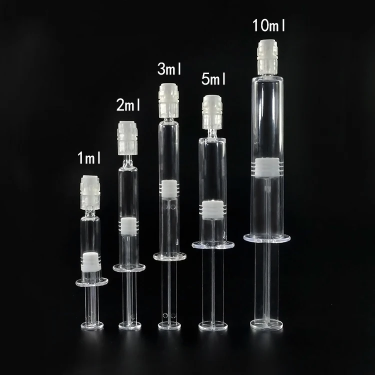 Wholesale Professional Luer Lock 1ml 2ml 3ml 5ml 10ml cosmetic plastic Safety Syringe for skin care