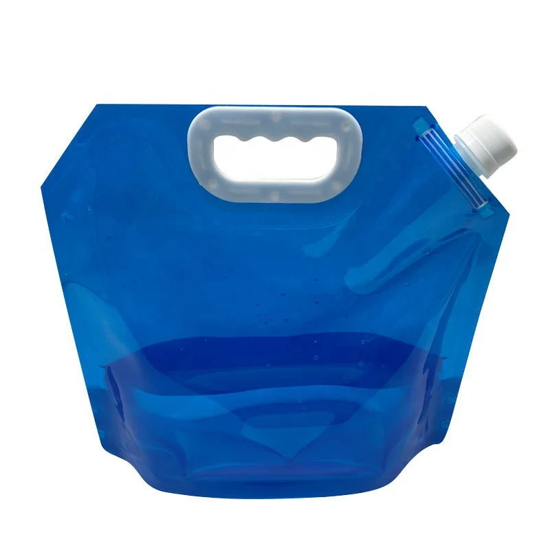 Ready stock 2.5L 5L 10 litre large capacity portable outdoor camping folding water bag plastic water container for drink