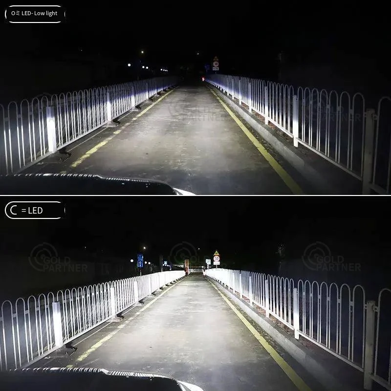 Auto Led Headlamp 6 8 10 side COB Headlight H7 H11 9005 High Power Car Led Headlight Led Headlight H4