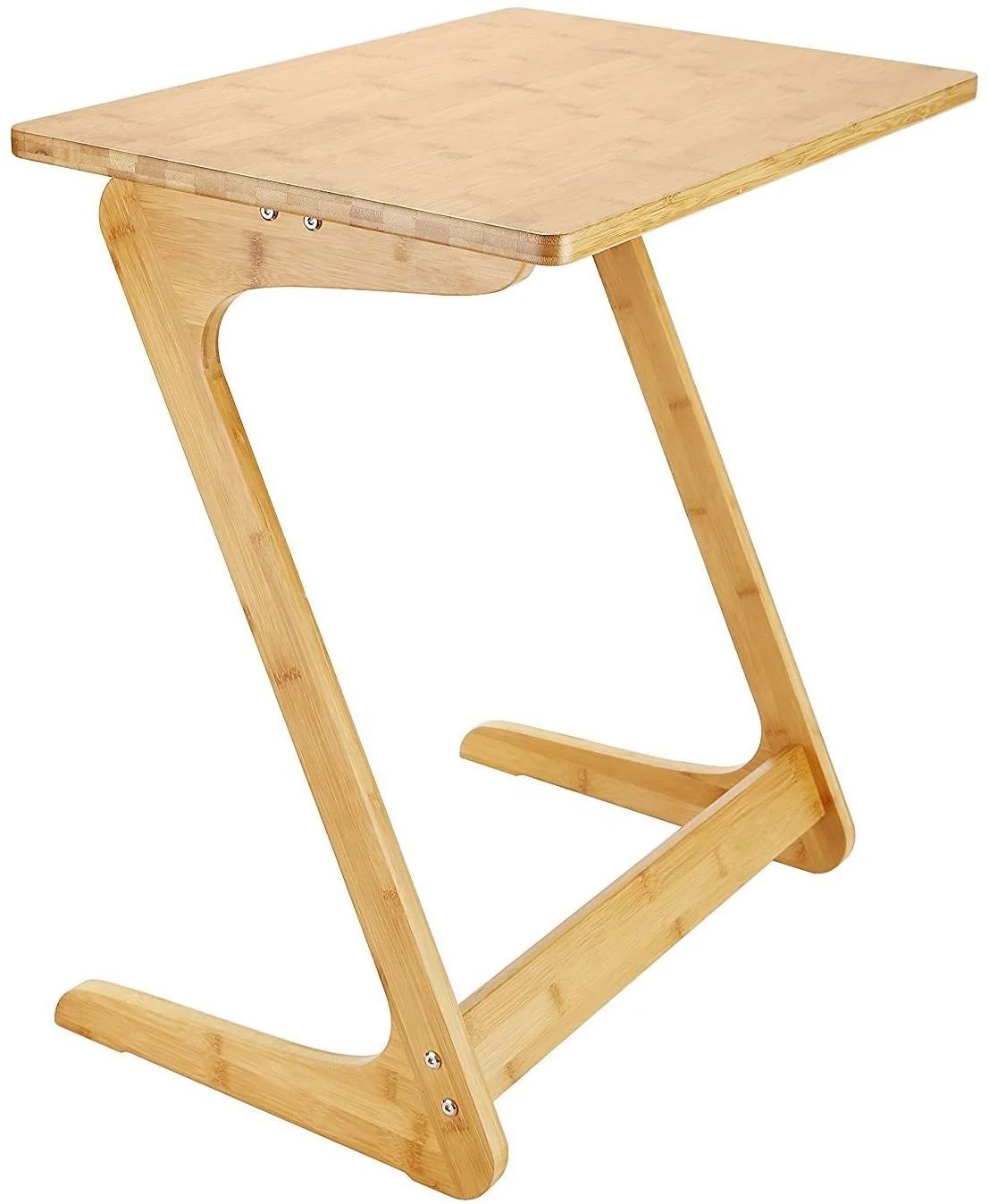 Bamboo Removable Snack Sofa Couch Arm Side Table TV Laptop Desk Tray for Coffee Bed Sofa