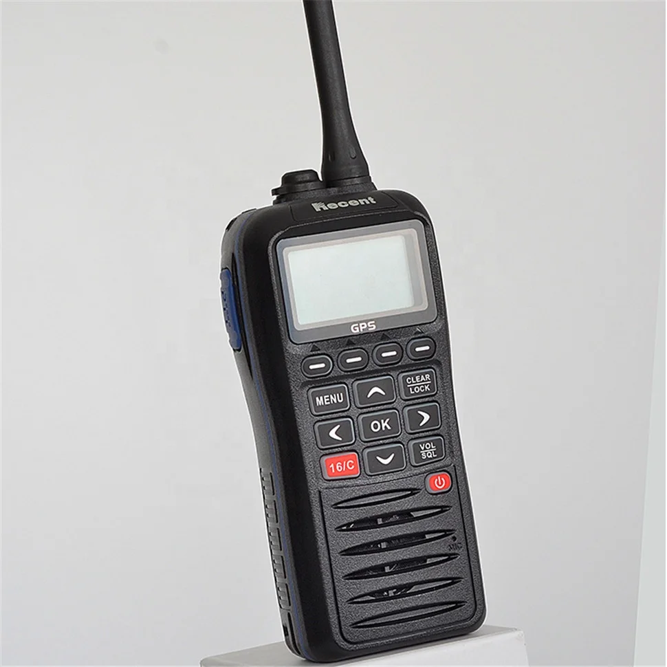  Портативный Водонепроницаемый морской VHF радио Мобильный иди и болтай Walkie Talkie ручной 2 Way Радио Встроенный Gps SONY Dsc Моб функция IP68 поплавок