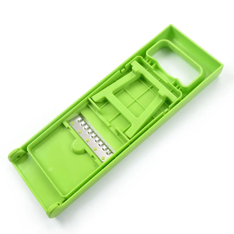 7in1 Vegetable Chopper Stainless Steel Blades Handheld Vegetable Cutter Vegetable Slicer For Potatoes, Carrots