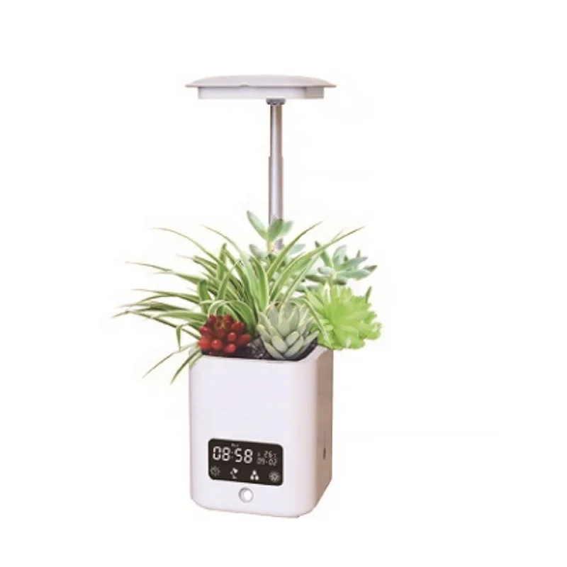 
Creative mini smart garden with Led Light for plants indoor Smart garden greenhouses hydroponics growing system desk flower pots 