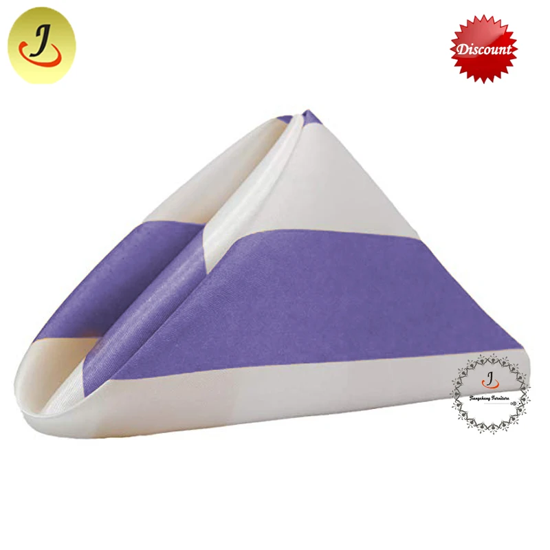 JC-WN04 Wholesale price modern style luxury design colorful dining table napkin