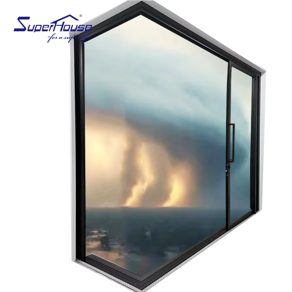 Corner Pocket Door Without Pillar Block Large View Design High Quality Energy Efficient Aluminium Sliding Doors