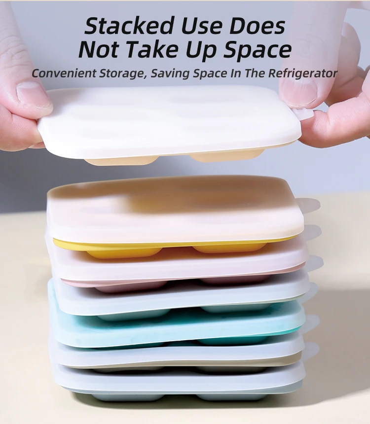 Freezer Baby Teether Pacifier Baby Food Fruit Feeding Popsicle Molds Bpa Free Silicone Pacifier Feeder Ice Cube Tray