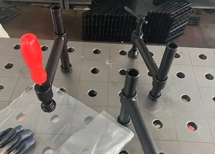 Steel or cast iron portable welding table Best quality  welding table