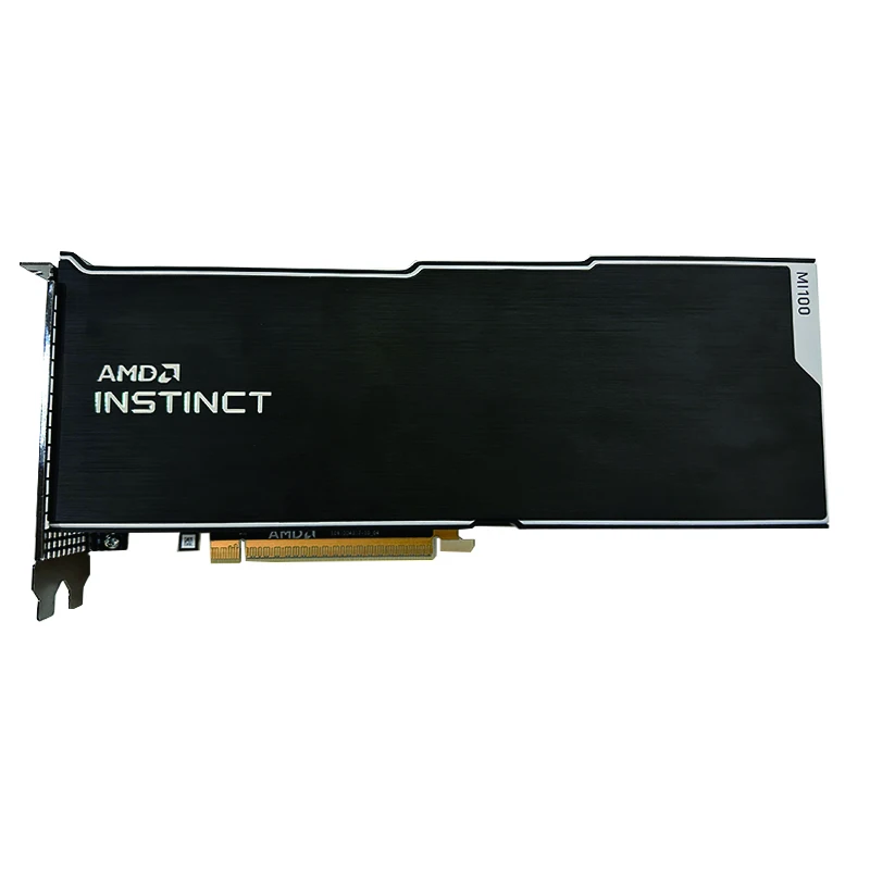 100% NEW AMD Instinct MI100 32GB 32G 4096bit 8+8pin 8*2pin GPU accelerator deep learning computing graphics card used MI50 16gb