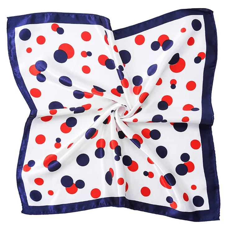 100% Satin Natural Wrinkled Pearl Chiffon Long Ruffled Monochrome Silk Scarf Designer Printed Leopard Solid Bows Polka Dot